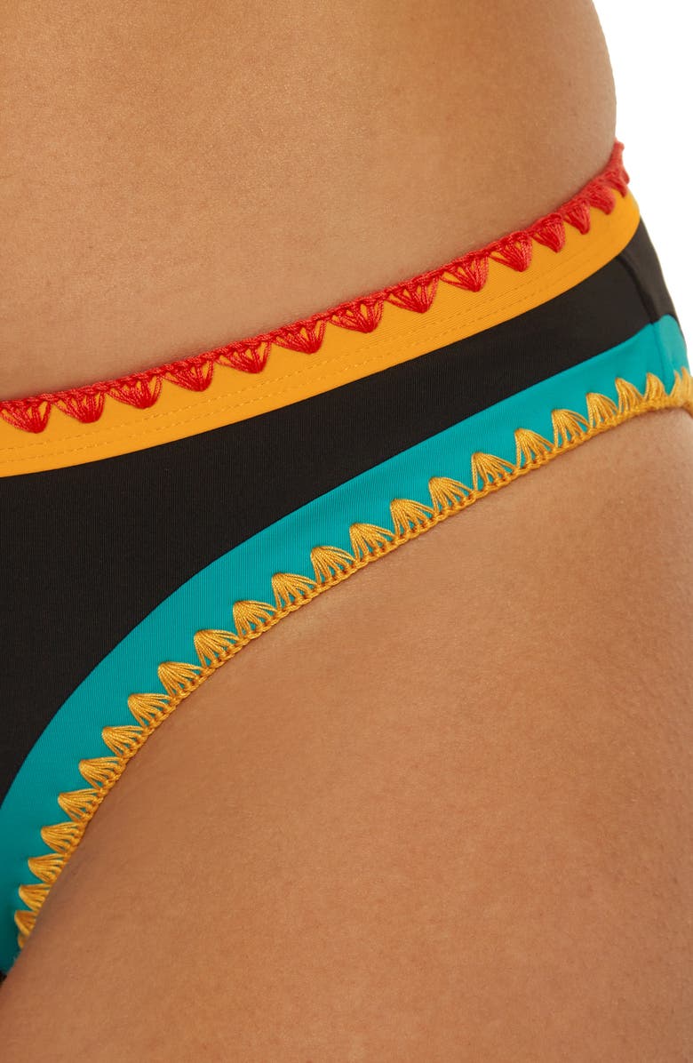 Lucky Brand Avila Hipster Bikini Bottoms, Alternate, color, Black