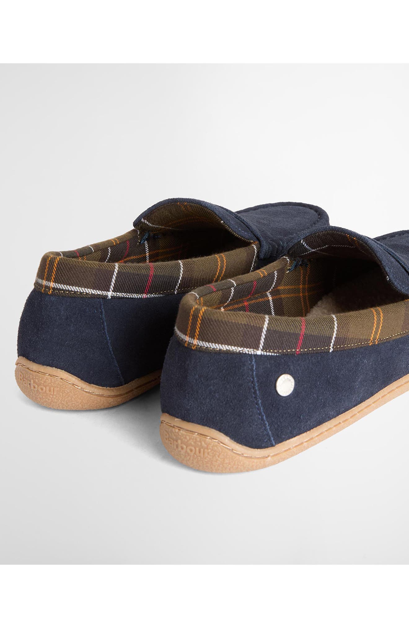 Albert Slipper, Alternate, color, NAVY SUEDE