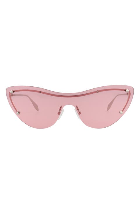 99mm Cat Eye Shield Sunglasses