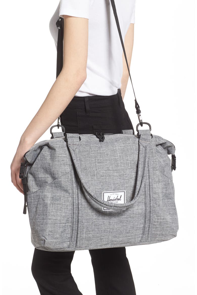 Strand Sprout Diaper Bag, Alternate, color, RAVEN CROSSHATCH
