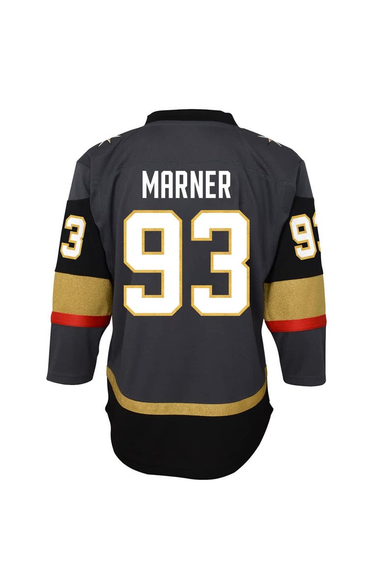 Outerstuff Youth Outerstuff Mitch Marner Gray Vegas Golden Knights Home Replica Jersey, Alternate, color, Gray