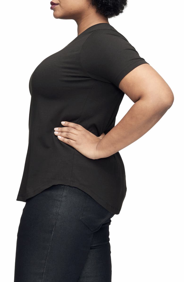 Universal Standard Tee Rex Tee, Alternate, color, Black