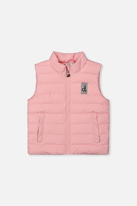 Sleeveless Quilted Full-Zip Mid-Season Vest