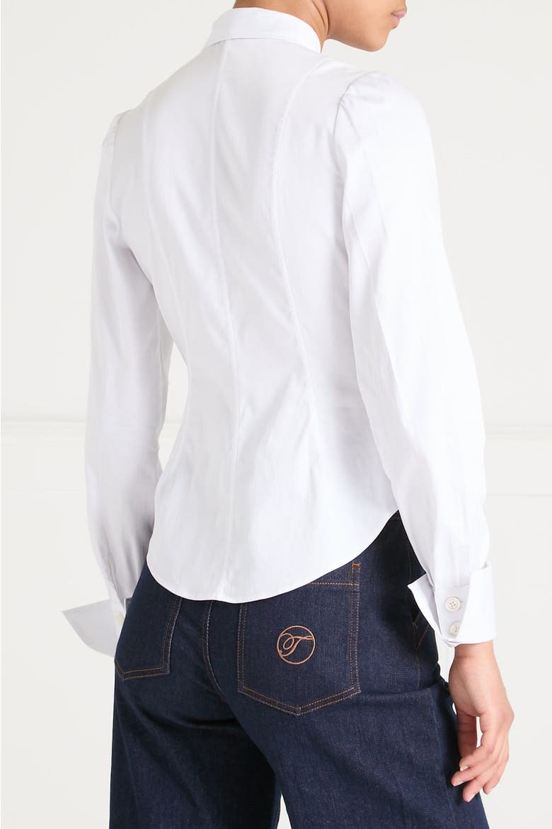 Dara Shirt, Alternate, color, White