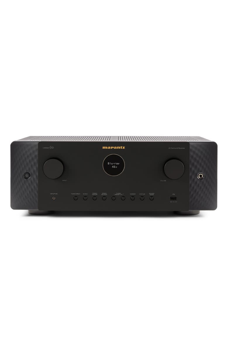 Marantz Cinema 60 7.2 Channel 8K Home Theater Receiver with Dolby Atmos, DTSX, and HEOS Built-In, Alternate, color, Black