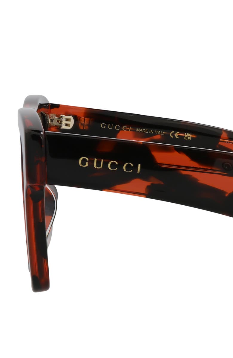Gucci 55mm Square Sunglasses, Alternate, color,