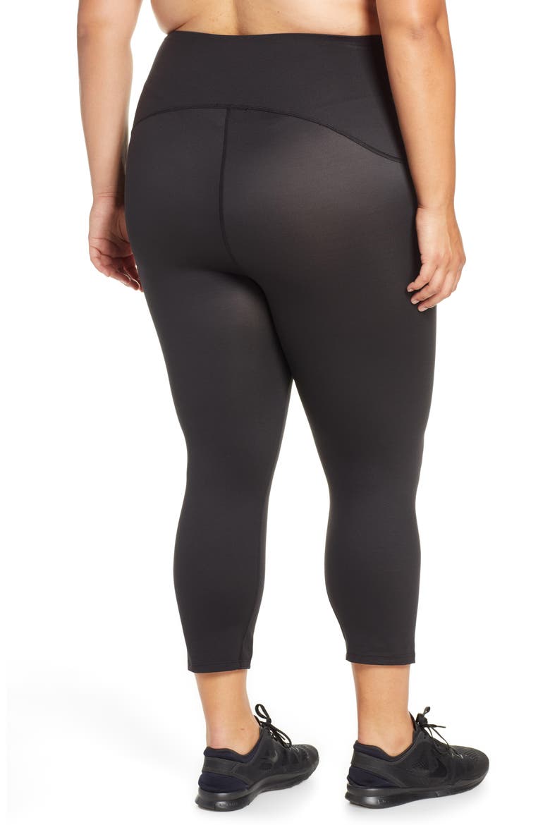 Active Crop Leggings, Alternate, color, BLACK