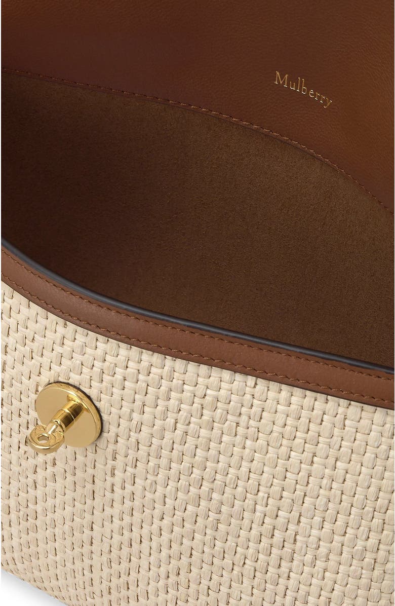 Mulberry Large Darley Cosmetic Pouch, Alternate, color, Ecru-Bright Oak