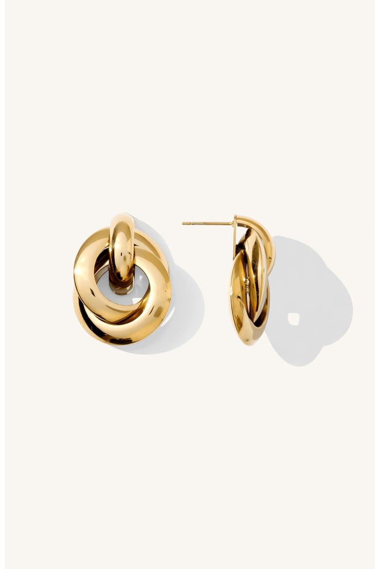 Lucia Earrings, Main, color, Gold