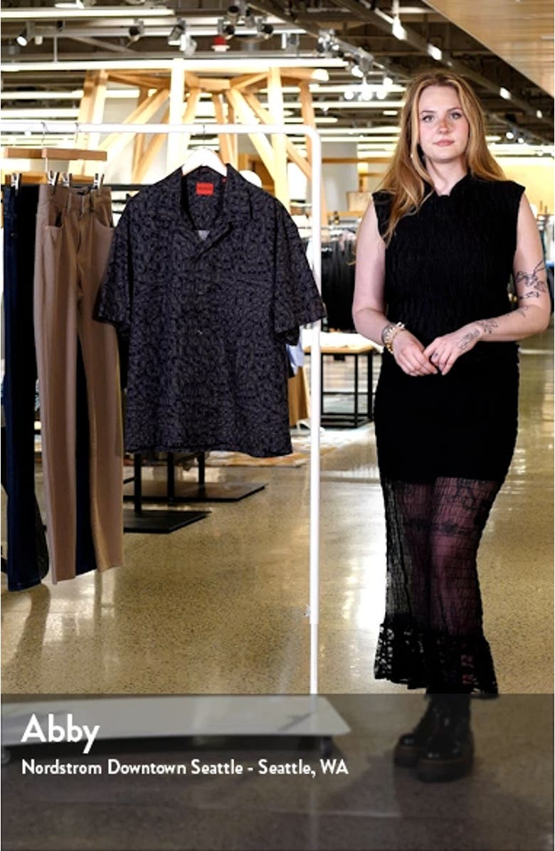 Egeeno Oversize Camo Logo Camp Shirt, sales video thumbnail