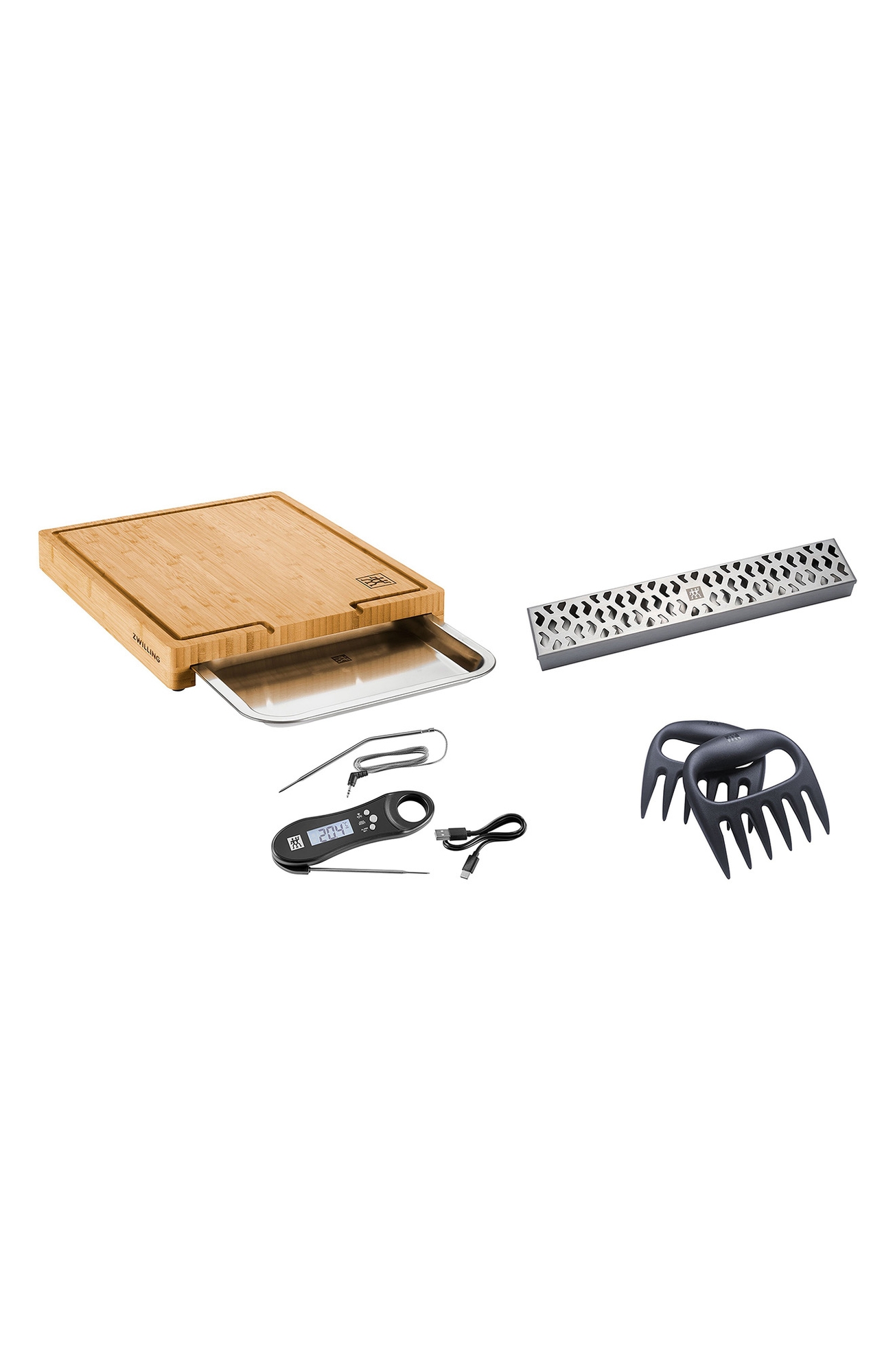 ZWILLING Barbecue 4-Piece Smoke Set - Stainless Steel