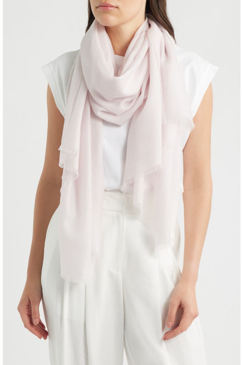 Cashmere Fringe Cashmere, Main, color, CASA ROSA