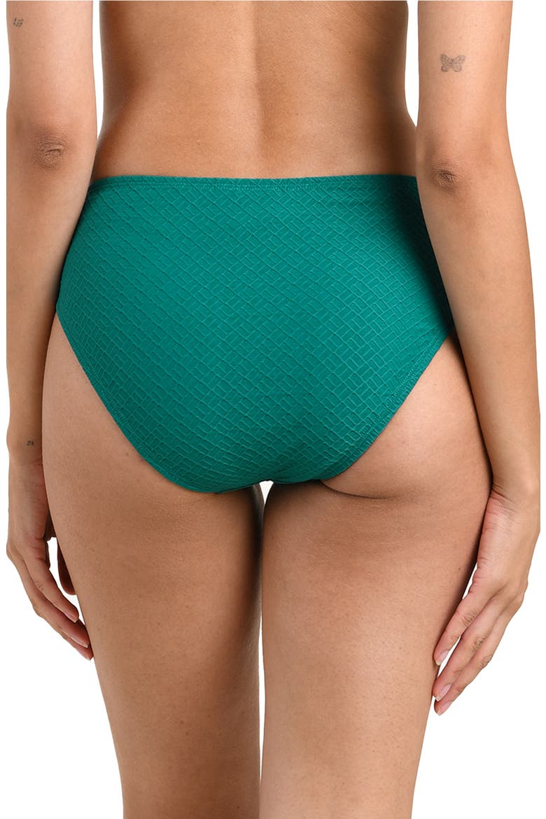 Textured Tides Mid Rise Bikini Bottoms, Alternate, color, JUNGLE