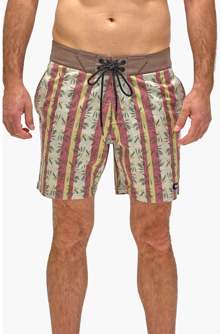 Peace Stretch Board Shorts, Main, color, OLIVE