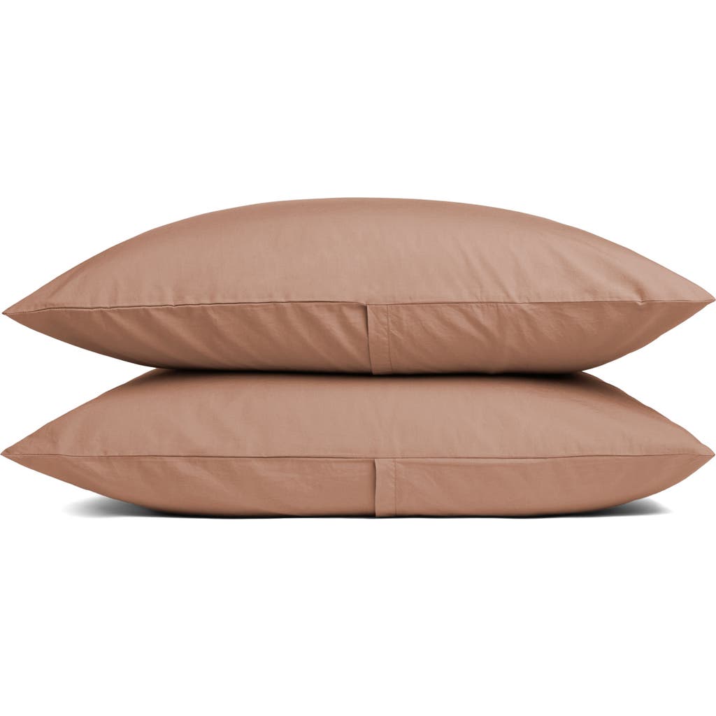 Parachute Percale Pillowcases In Adobe