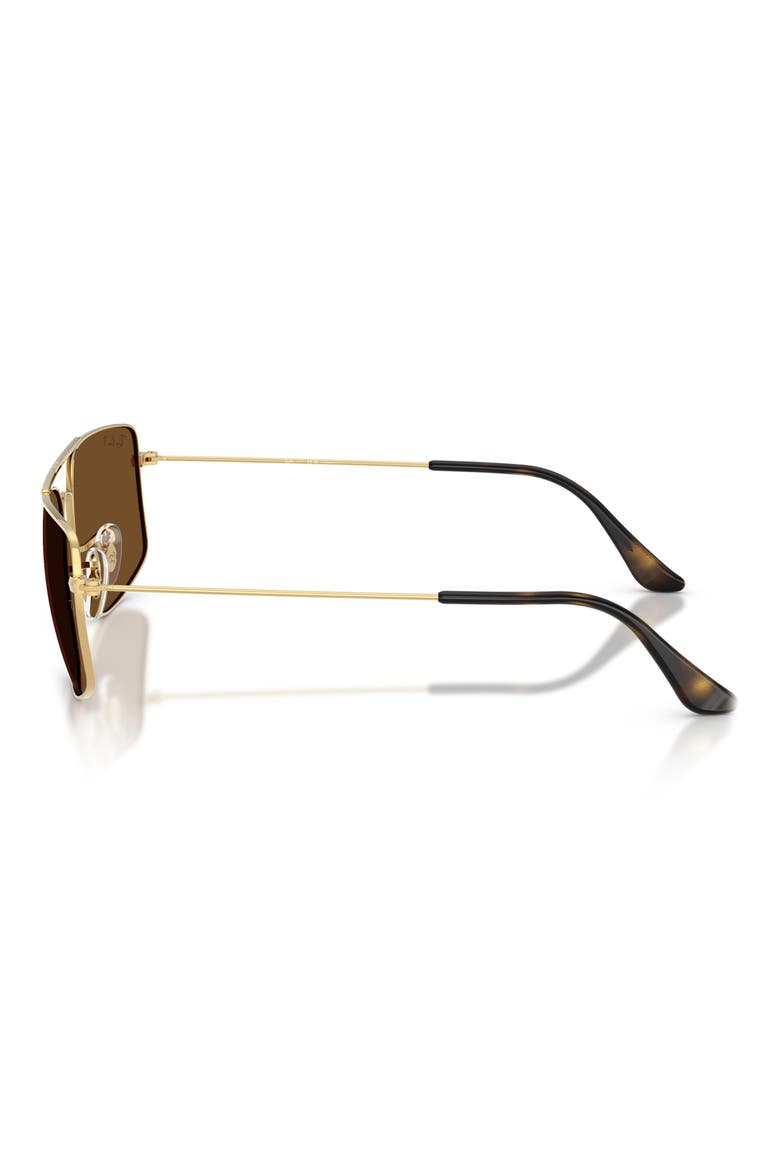 59mm Explorer 3 Polarized Square Sunglasses, Alternate, color, ARISTA / POLAR BROWN