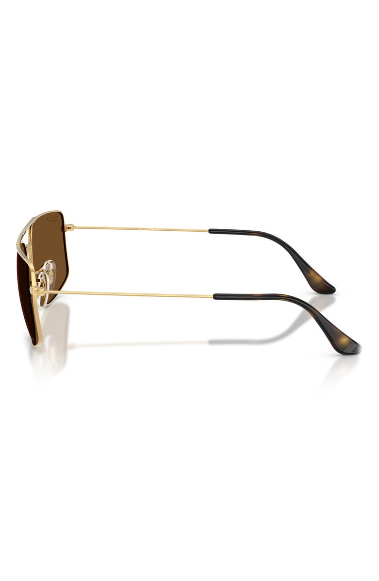 Ray-Ban 59mm Explorer 3 Polarized Square Sunglasses, Alternate, color, Arista / Polar Brown