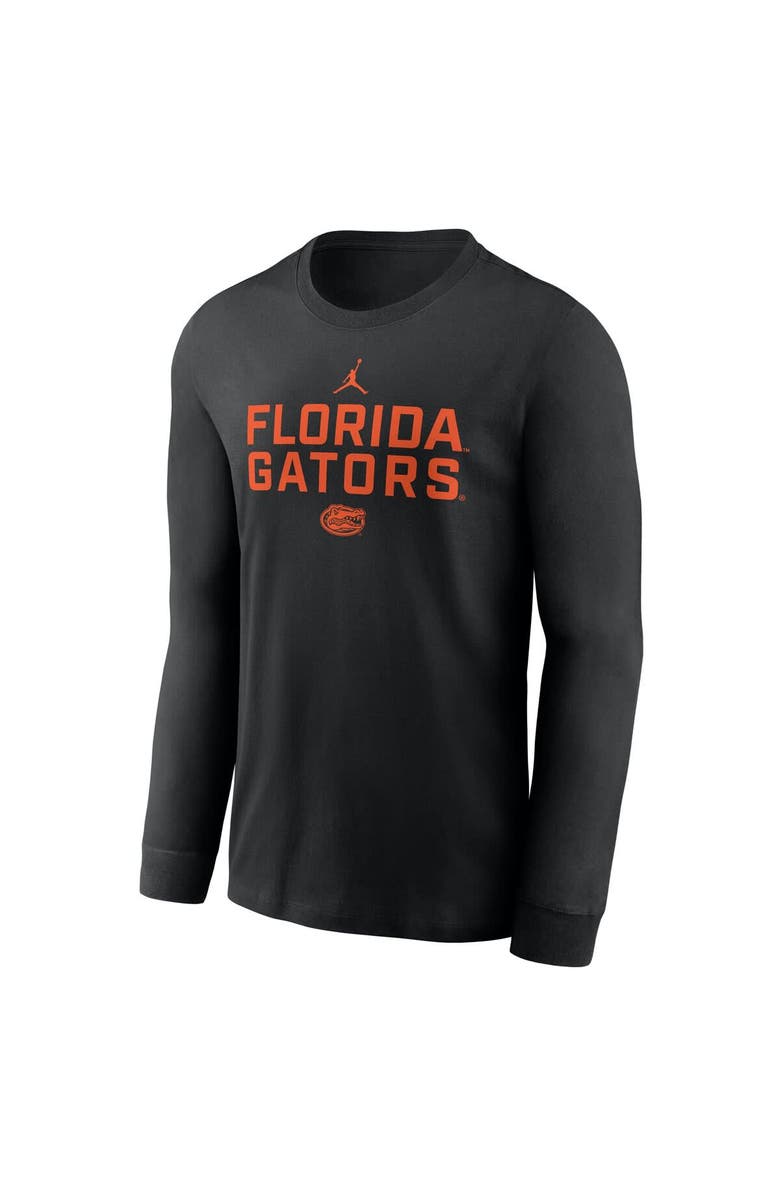 Jordan Brand Men's Jordan Brand Black Florida Gators 2025 Sideline Performance Long Sleeve T-Shirt, Alternate, color, Black