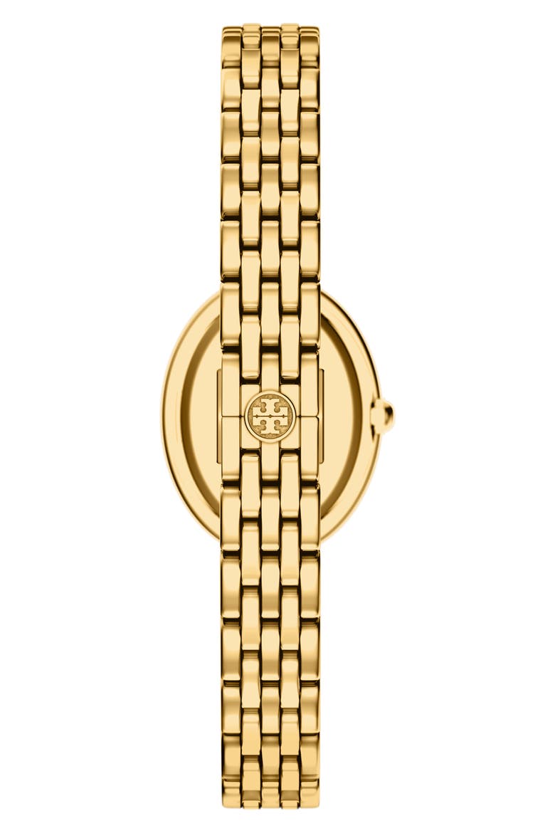 The Oval Bracelet Watch, 22mm x 28mm, Alternate, color, GOLD