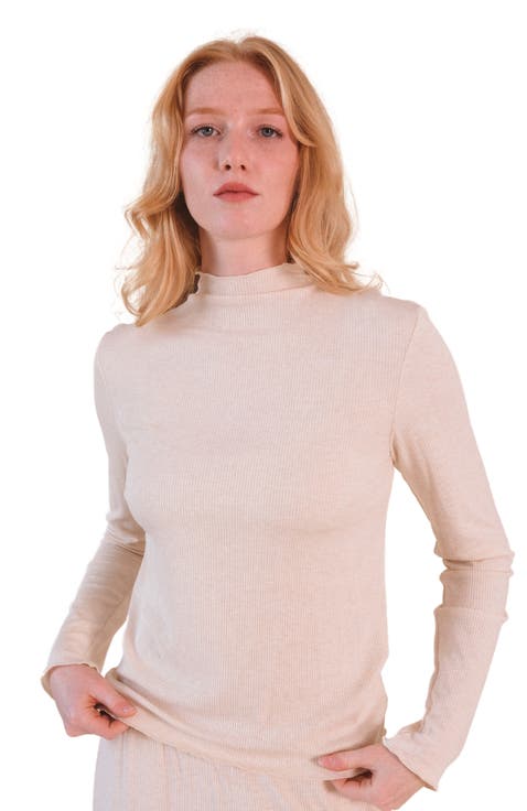 Norma Modal Ribbed Turtleneck