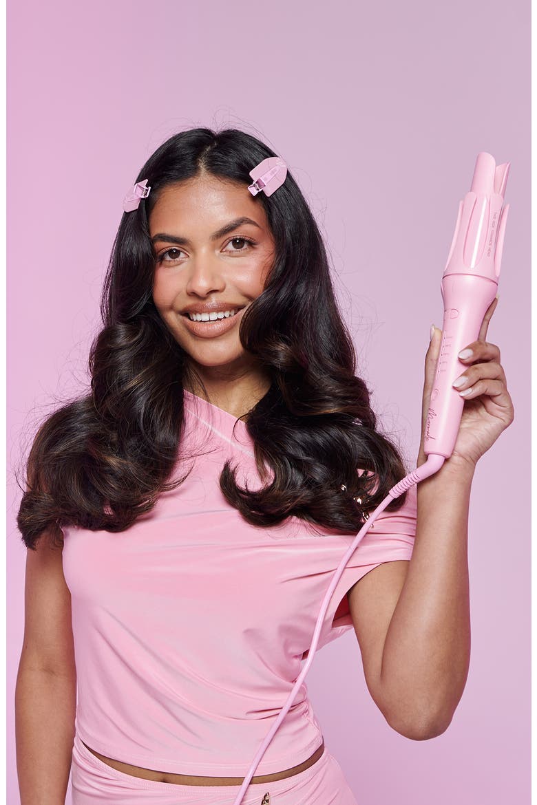 Auto Curl Tong, Alternate, color, PINK