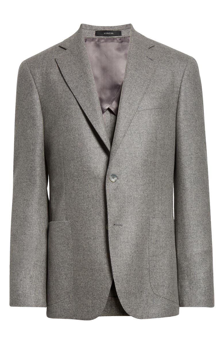 Vince Iker Slim Fit Cashmere Sport Coat, Main, color, Pearl Grey