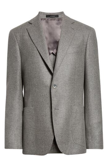 Vince Iker Slim Fit Cashmere Sport Coat In Gray