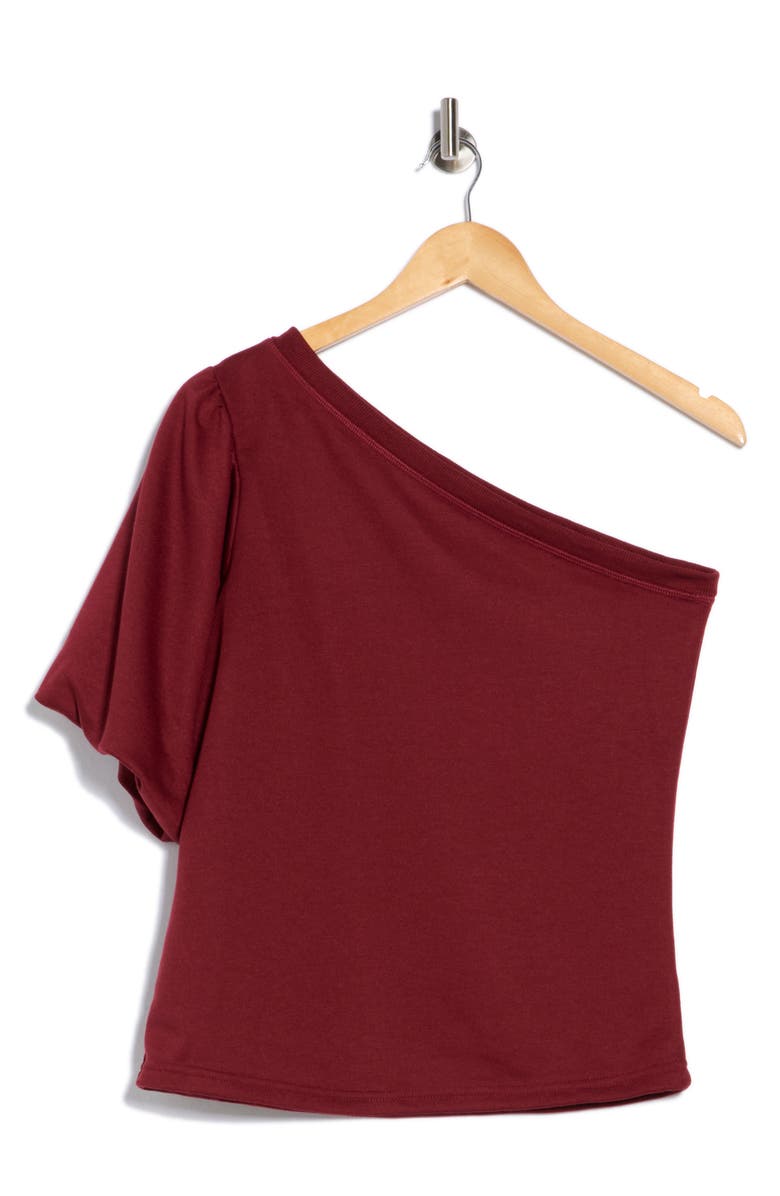 Tart Joylyn One Shoulder Top, Alternate, color, Cabernet