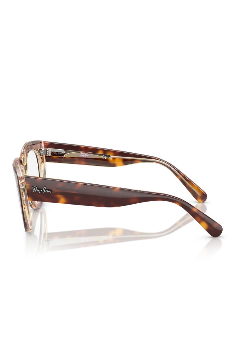 50mm Square Optical Glasses, Alternate, color, HAVANA