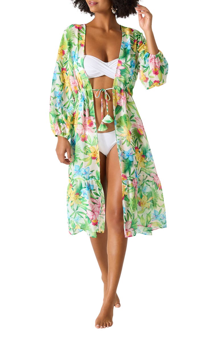 Tommy Bahama Orchid Garden Cover-Up Duster, Main, color,