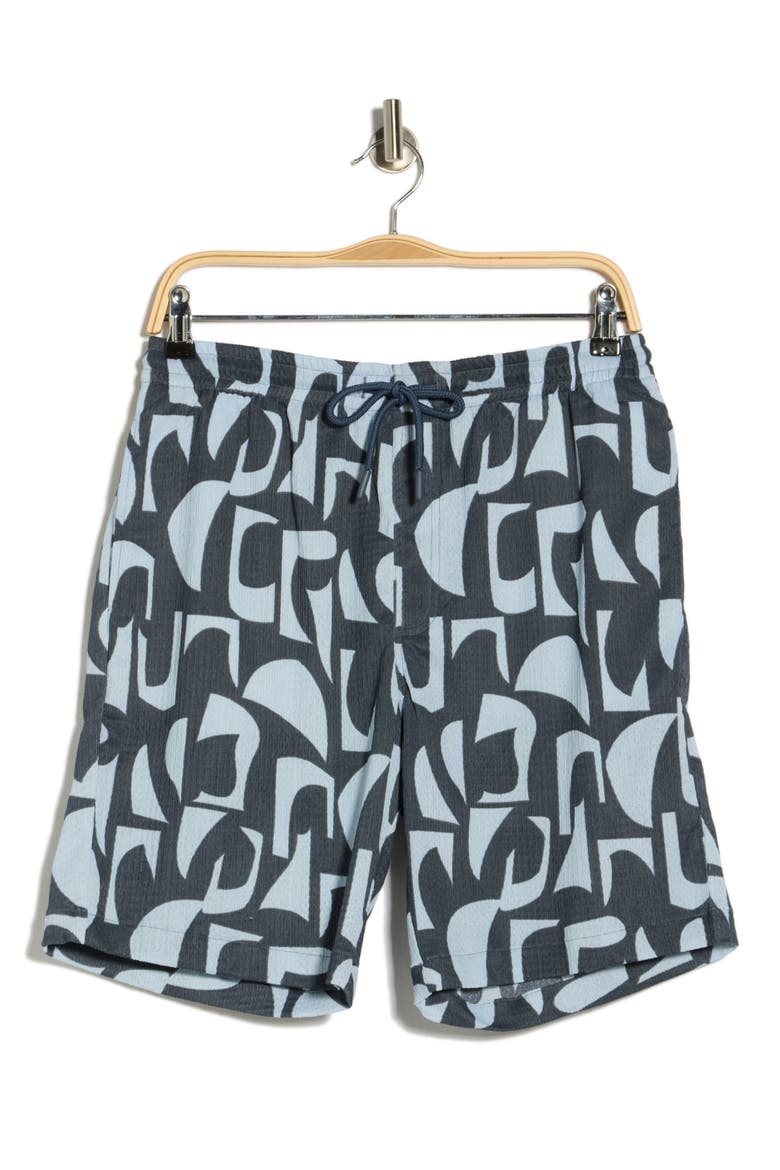 Drawstring Shorts, Alternate, color, BLUE FINCH