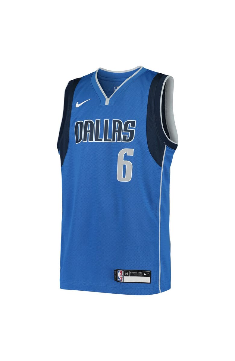 Nike Youth Nike Kristaps Porzingis Blue Dallas Mavericks Swingman Jersey - Icon Edition, Alternate, color, 