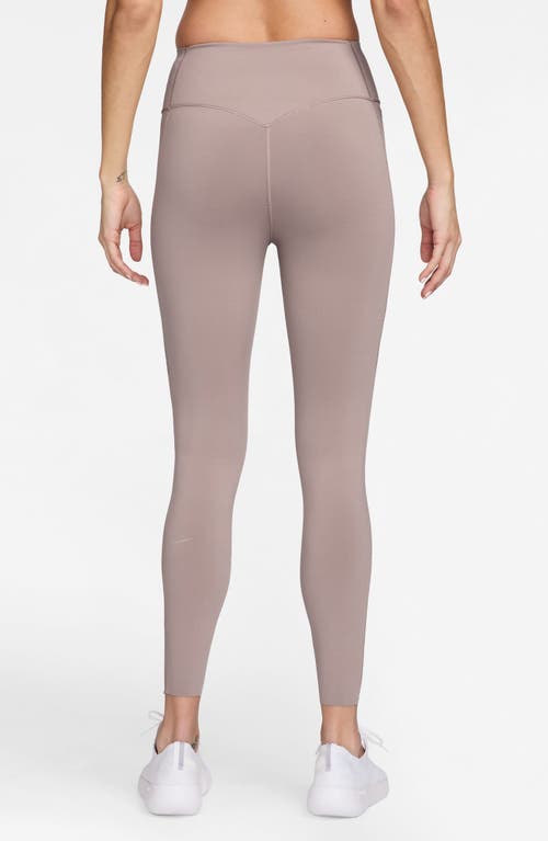 Nike Universa Medium-support High-waisted Pocket 7/8 Leggings In Neutral