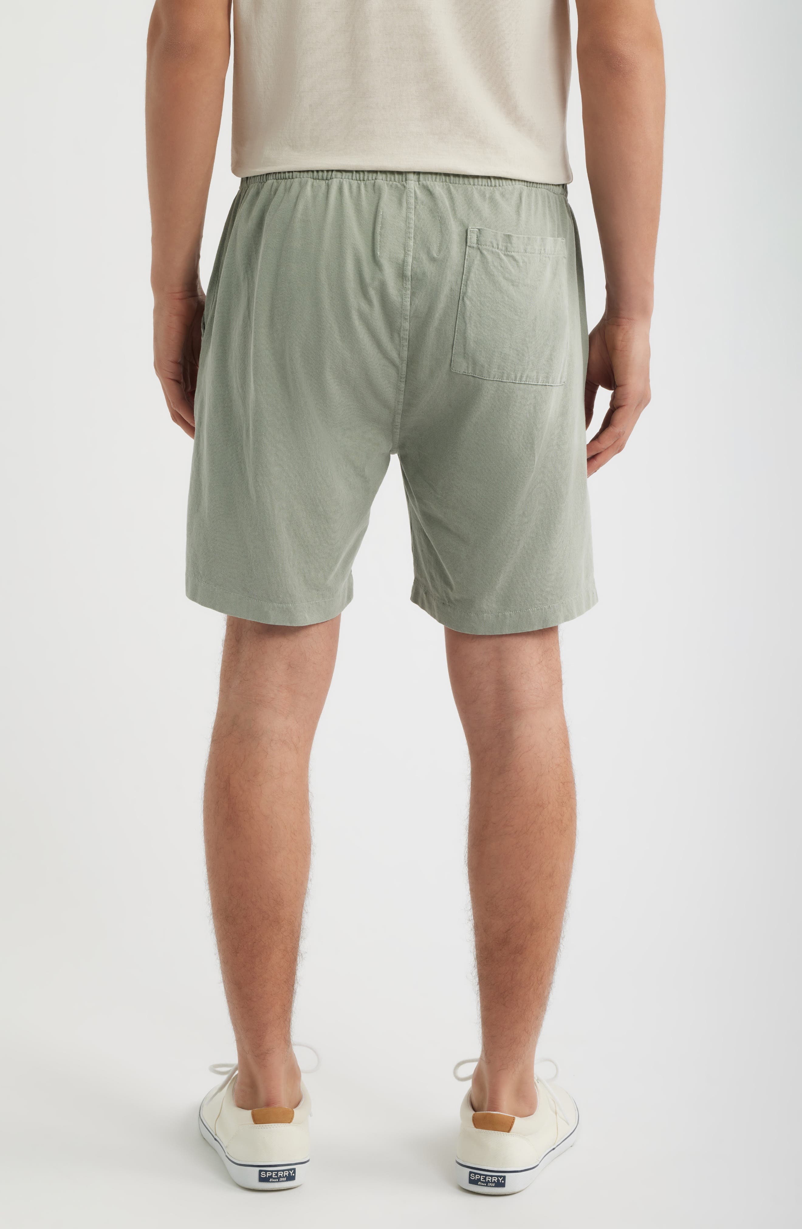 Caza Featherweight Knit Organic Cotton Drawstring Shorts - image 3
