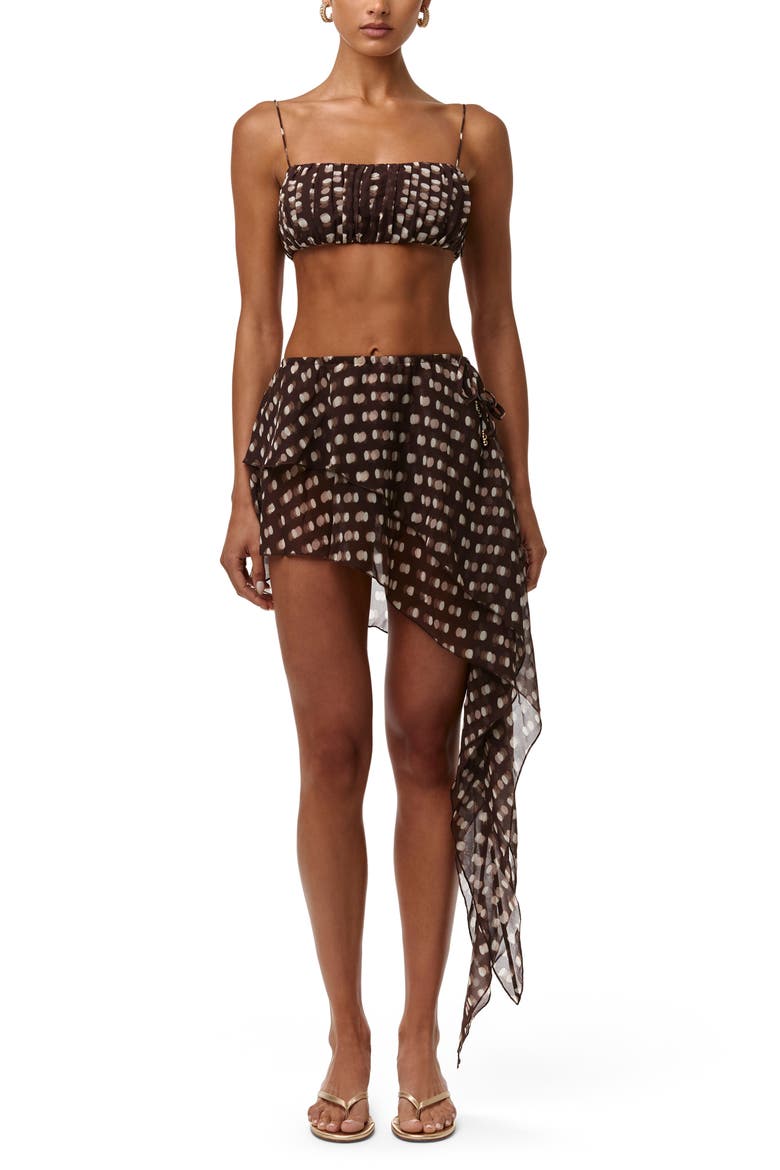 Polka Dot Illusion Chiffon Miniskirt, Alternate, color, POLKA DOT ILLUSION