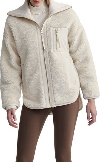 VARLEY NWT Appleton Fleece Pullover Jacket cheapest in Ivory // M