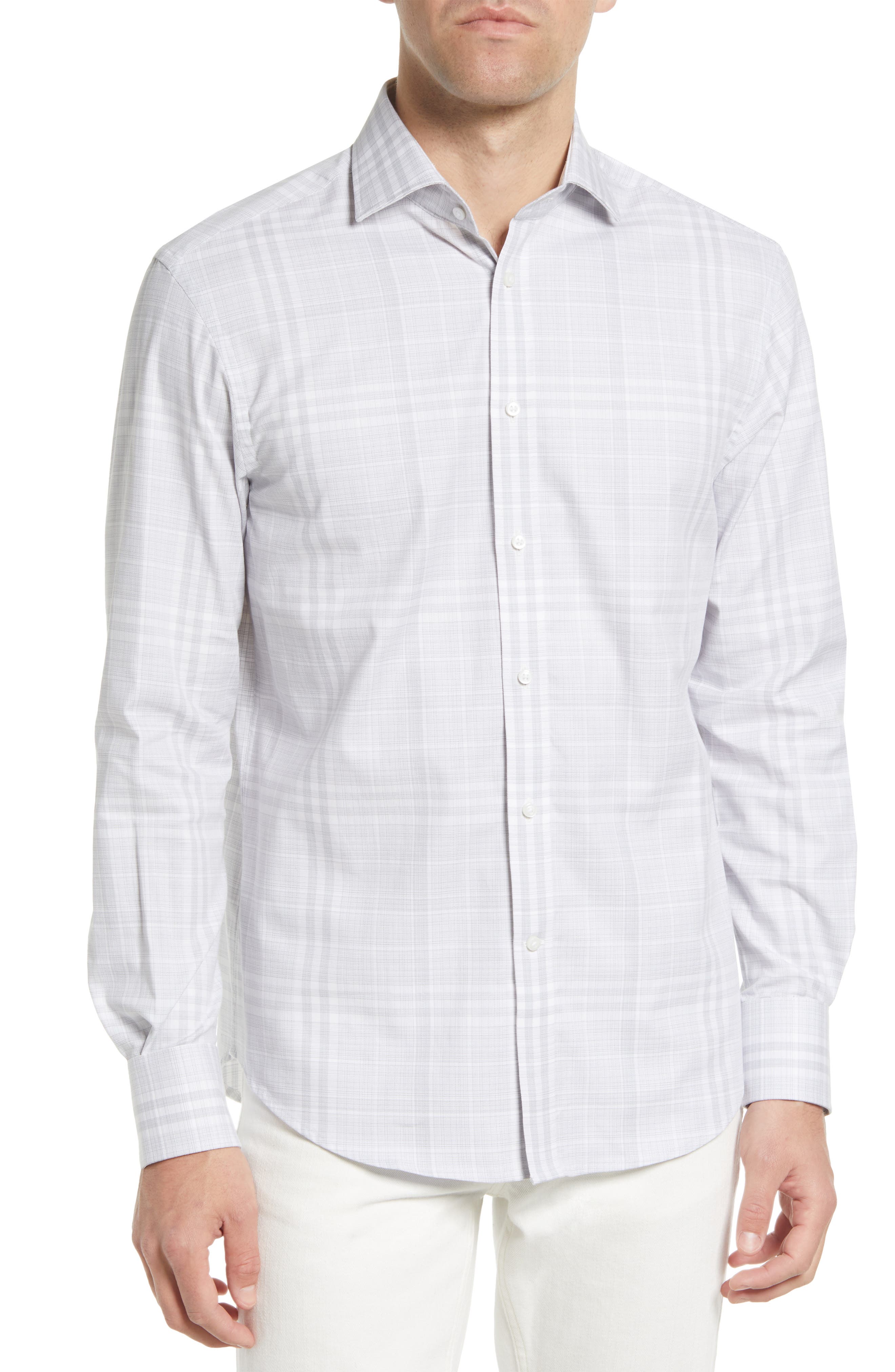 Thomas Dean Stretch Cotton Button-Up Shirt (Men) | Nordstromrack