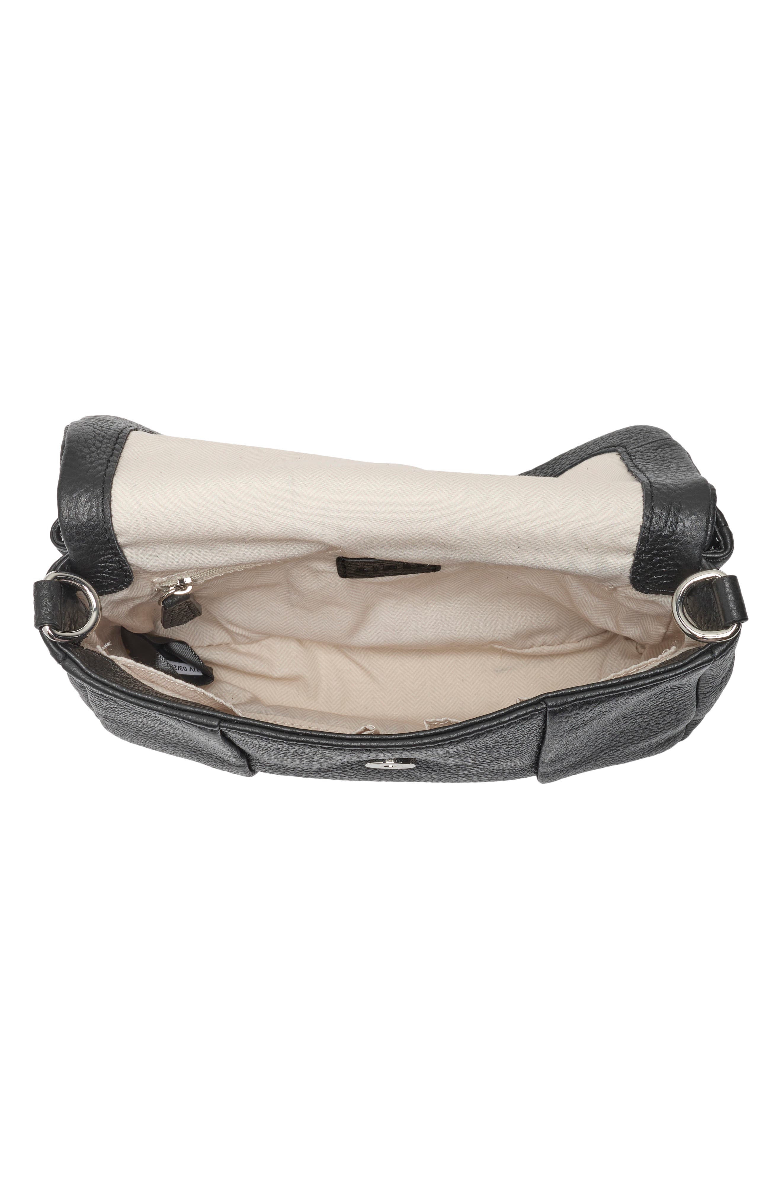 Kenmare Leather Crossbody Bag, Alternate, color, BLACK