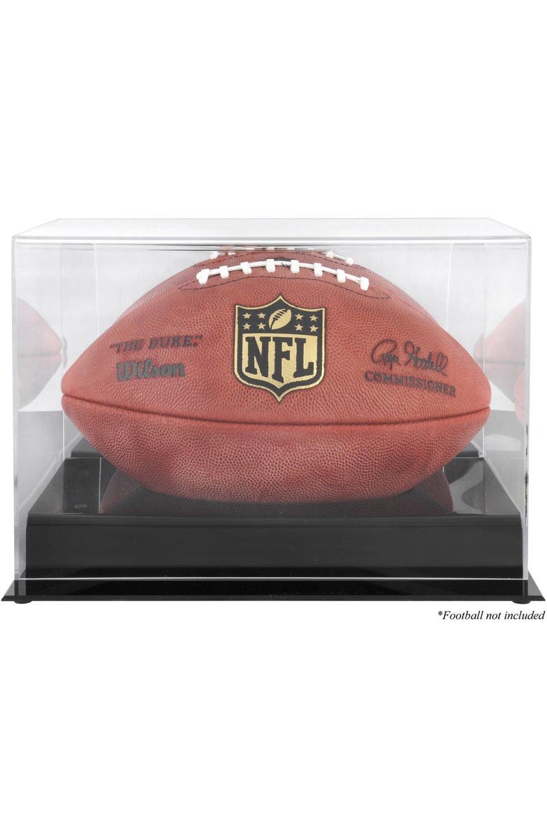 FANATICS AUTHENTIC Black Base Acrylic Football Display Case with Mirror Back, Main, color, 