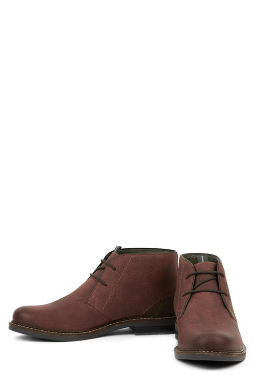 Barbour Readhead Leather Chukka Boots In Brown