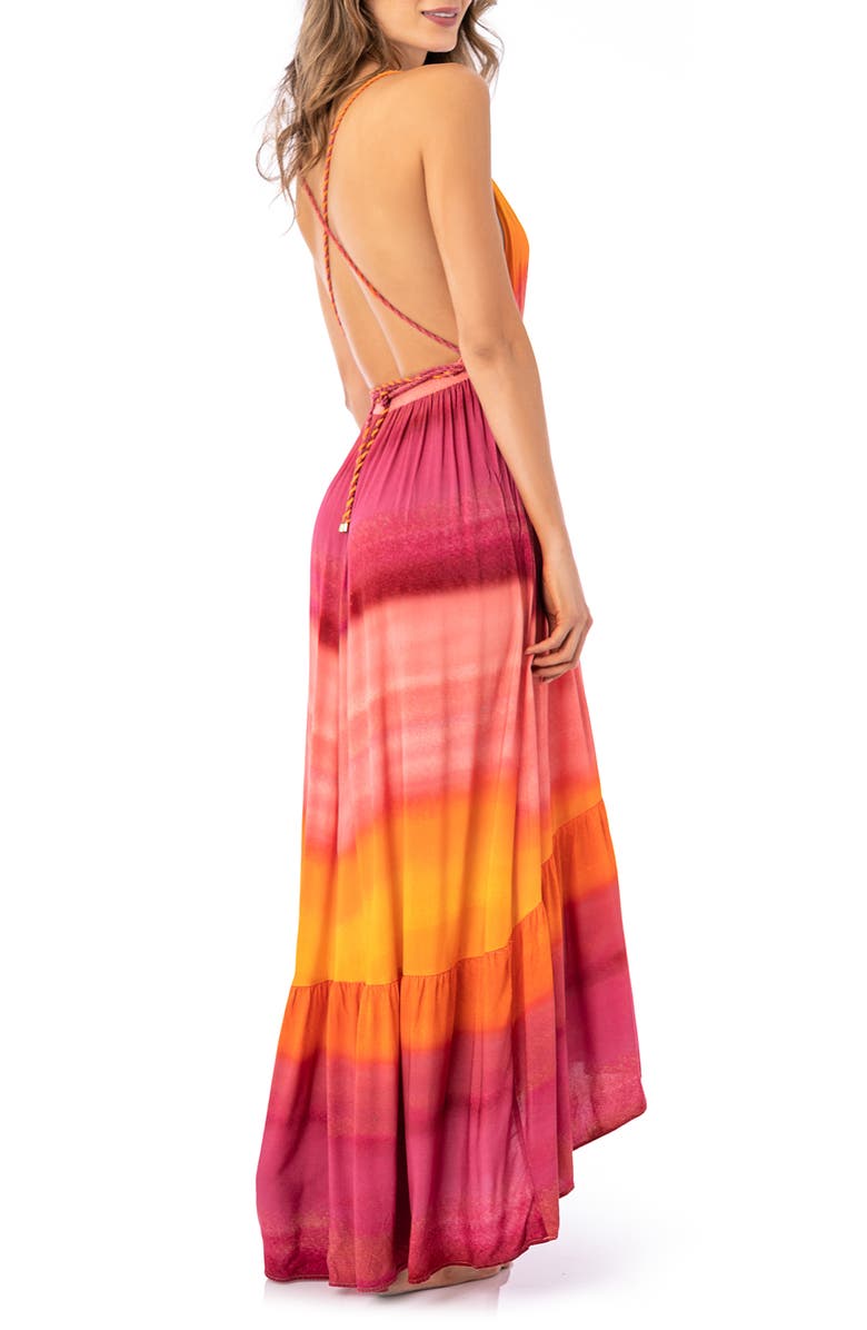 Maaji Sunrise Dye Moon Bay Cover-Up Dress, Alternate, color, 