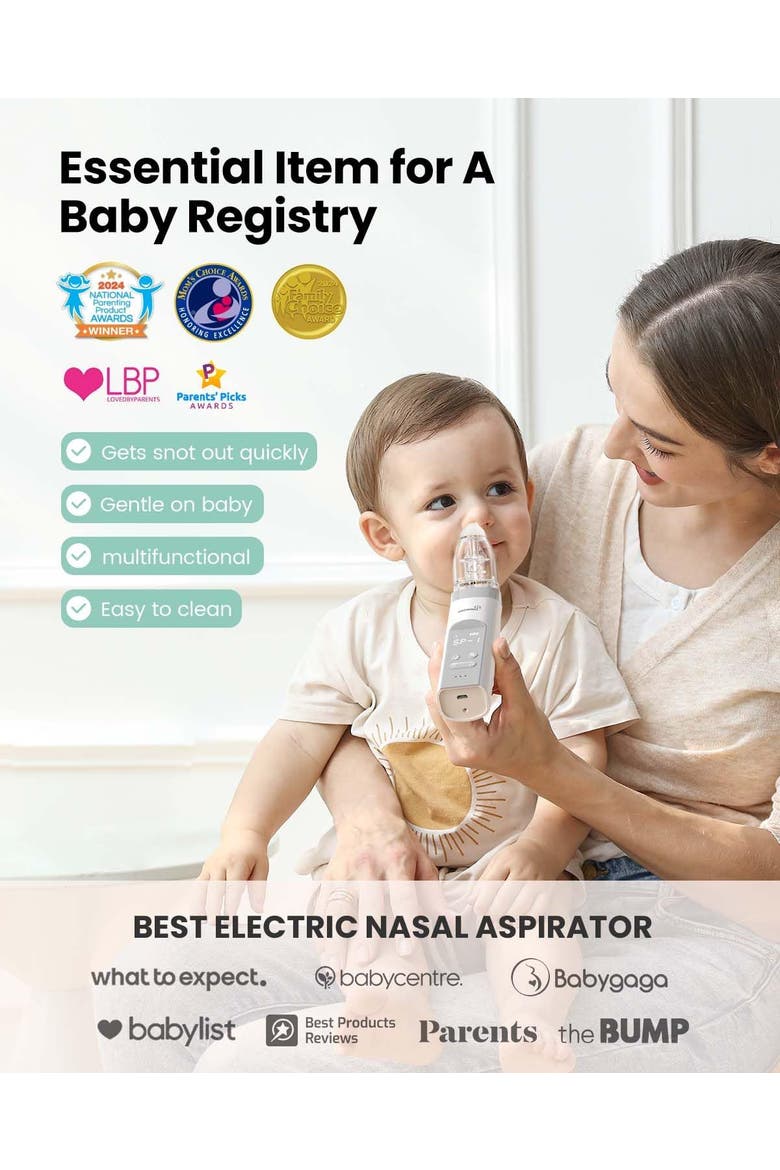 Baby Nasal Aspirator, Alternate, color, Grey