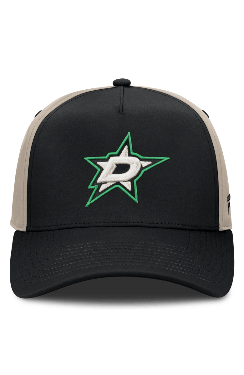 FANATICS Men's Fanatics Black/Tan Dallas Stars 2026 Stanley Cup Playoffs Locker Room Adjustable Hat, Alternate, color, Black