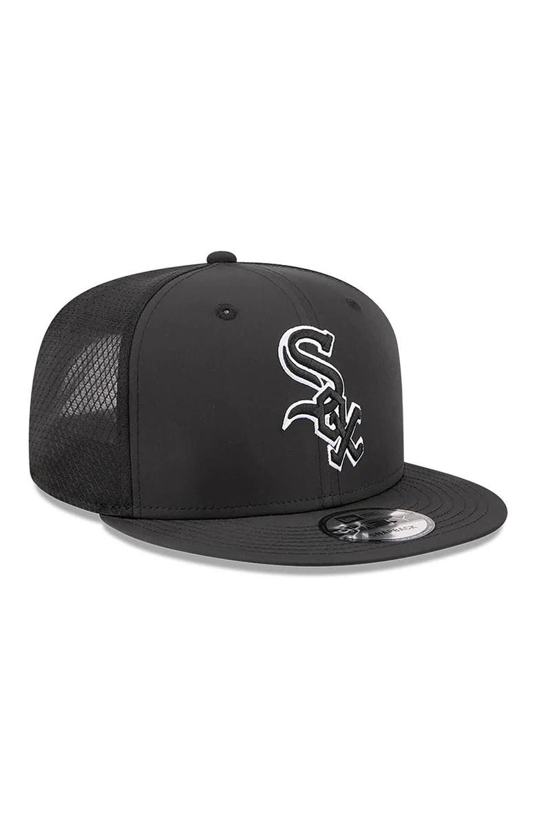 New Era Men's New Era Black Chicago White Sox 2026 Batting Practice 9FIFTY Snapback Hat, Alternate, color, Black