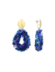 LOTT.gioielli CE SQ Sequin Drop M - Ocean Mix #107-B