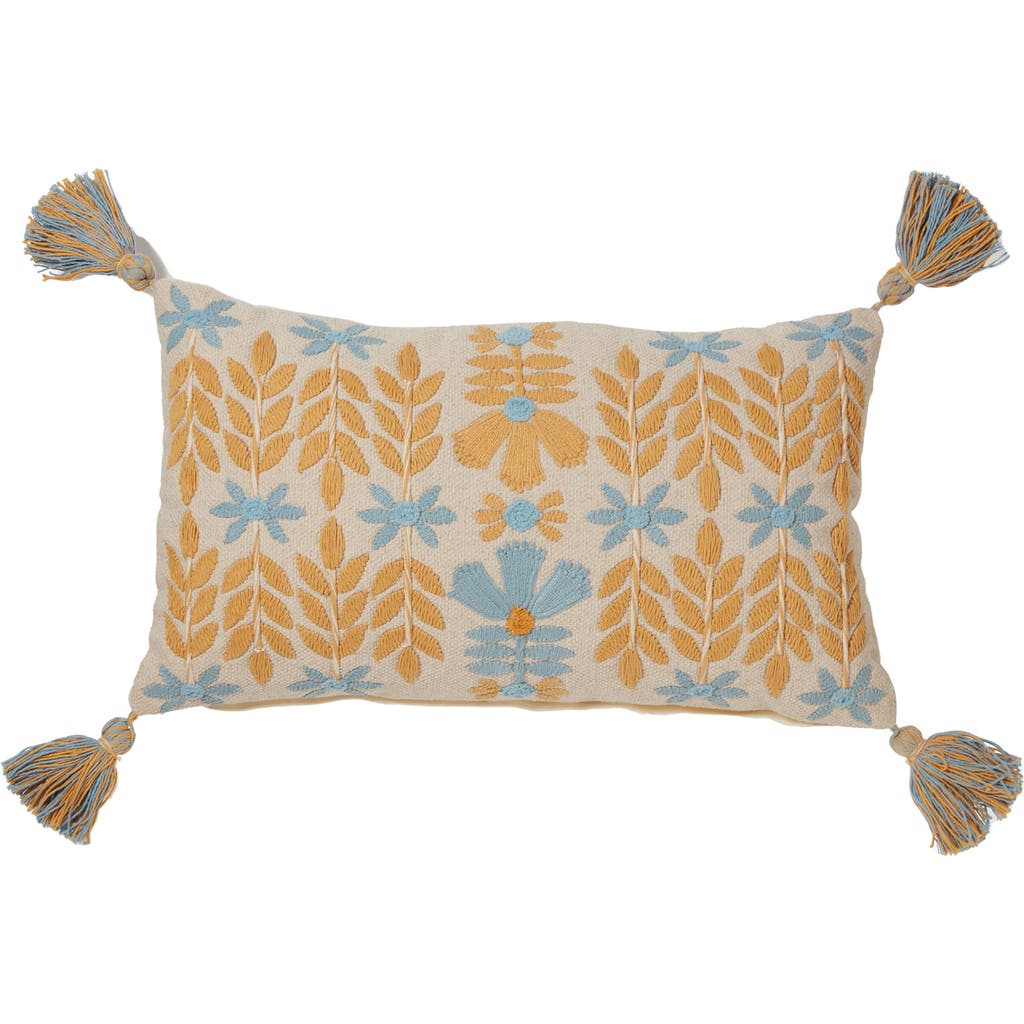 Roselli Trading Company Stockholm Days Throw Pillow In Yellow Multi