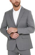 Tommy Hilfiger Tommy Sharkskin Two Button Notch Lapel Wool Blend Suit Separates Jacket