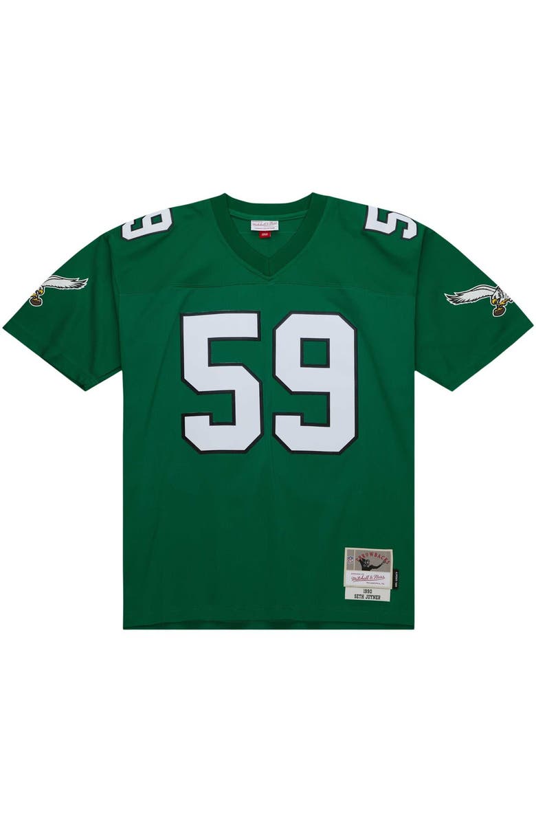 Mitchell & Ness Men's Mitchell & Ness Seth Joyner Kelly Green Philadelphia Eagles Legacy Replica Jersey, Alternate, color, 