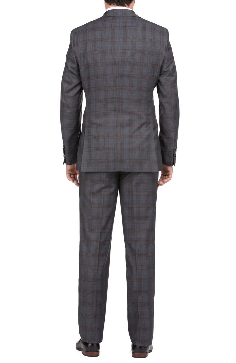 English Laundry Two Button Notch Lapel Trim Fit Suit, Alternate, color, Grytan