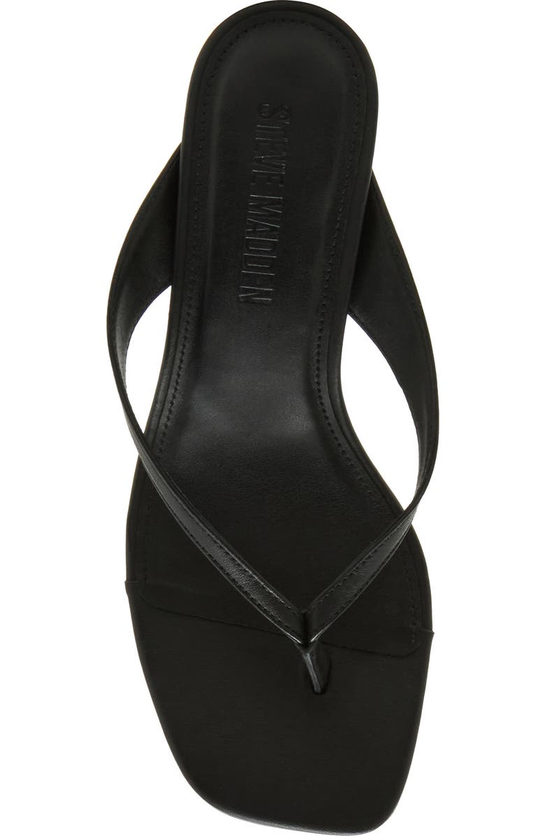 Steve Madden Dodie Block Heel Sandal, Alternate, color, Black Leather